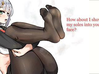 Noelle’s Servant Worships Feet in Genshin Impact JOI?