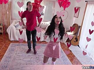 See my cute Latina stepsis get her pussy filled