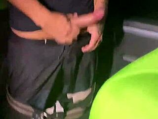 Risky public sex inside bus with real spectators watching