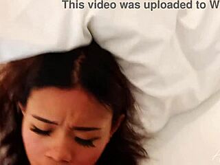 fucking like a little rabbit to cum on belly and asshole