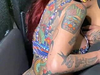 Risky public sex inside bus with real spectators watching