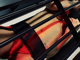 sexy sluts mai bailey and krystal webb in hot lesbian fetish play