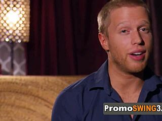 Couples Engage in Intimate Kissing and Sensual Acts During Wild Swinger Orgy at House