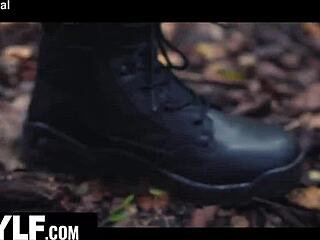 After a million years, domination leads to amazon position with redhead