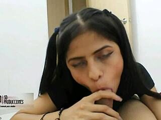 La morocha's perfect ass and tits get fucked hard