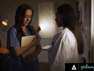 Nurse debriefs after scary encounter with busty doctor