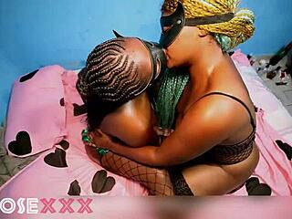 Big Booty Lesbian Enjoys Intense Girl-On-Girl Action