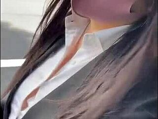 Hey! Wanna See This Japanese OL Seduced for Private Hotel Sex?