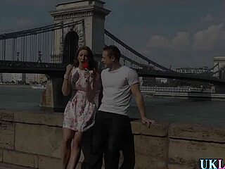 Heeled hottie takes big cock in classy European hardcore scene with stockings.