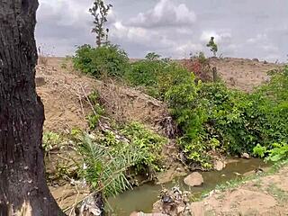 Man, outdoor ass worship while dicking this bitch hard!