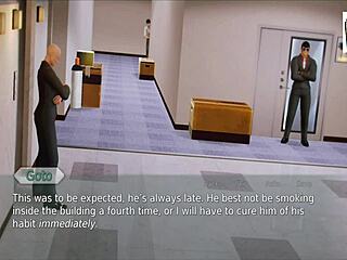 Exploring the academy in a detailed game scenario