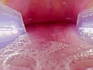 Deranged Filth Loving Girl Rebel Rhyder Gets Frozen Cum Bukkake - Filmed With Probe Lens