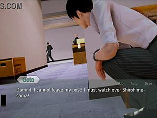 Exploring the academy in a detailed game scenario