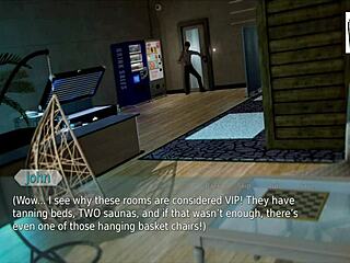 Exploring the academy in a detailed game scenario