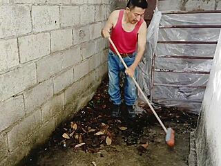 Busty Boss Fucks Old Employee