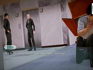 Exploring the academy in a detailed game scenario