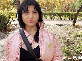 Putalocura - Tattooed Spaniard Nadja Swallows Cum from Torbe