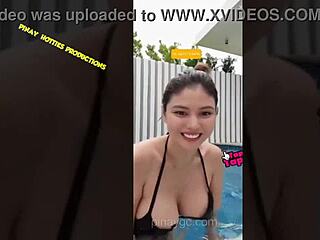 Ana Jalandoni stuns in bikini downblouse moment