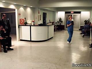 i'm the sexy nurse helping the cop quietly