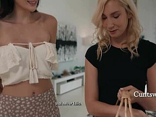 Lesbian Orgy House Explodes with Wild Cunt Action