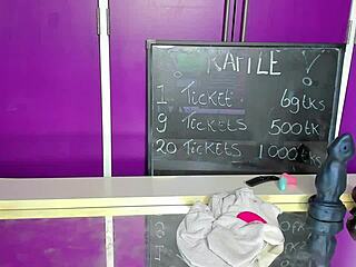 Hot slut siswet fucks her smelly ass with huge dildo