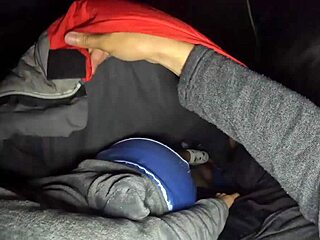 Felt so wild camping with my curvy stepsister, pounding her tight inside the tent