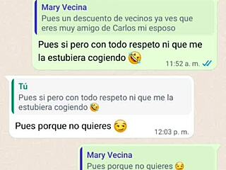 Doña Mary Likes Cock, Husband Doesn't Give, I Fuck Her