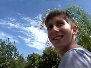 Christine Alexis moans, Spread my 18-year-old hairless pussy on the bed.