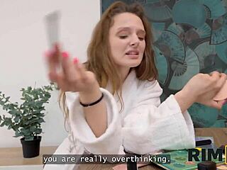 Kinky Couple Teaches Busty Friend Ultimate Rimjob Sex