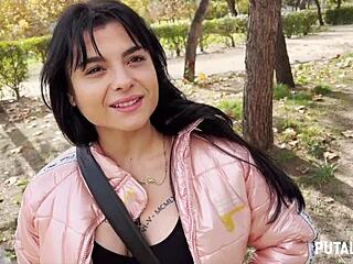 Putalocura - Tattooed Spaniard Nadja Swallows Cum from Torbe