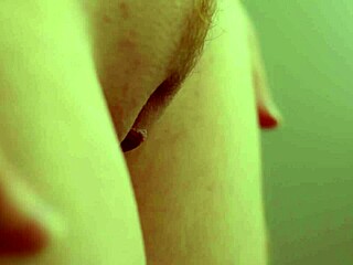 Blonde Model Feels Intense Pleasure