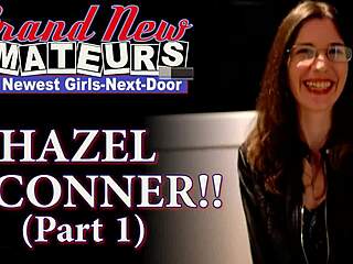 Nerdy Hazel OConnor fingers deep and sucks cock hard