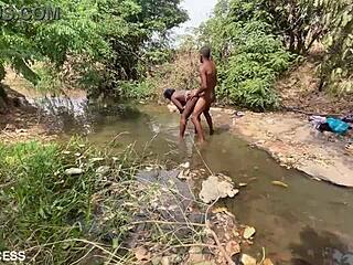 Check out this busty big booty cutie giving blowjob 😘