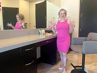 this orange satin panty job is so fucking hot