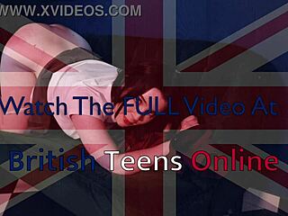 British 18 Year Old College Girl Spanked Hard in Detention for Misbehavior