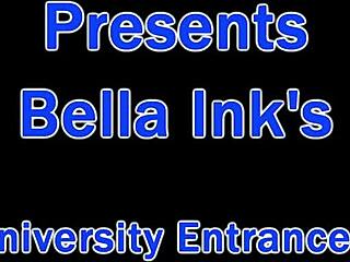 Dr Tampa conducts Bella Ink’s university physical exam