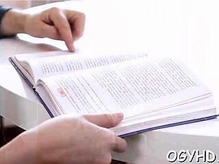 Russian Teen 18+ Sucks and Fucks Old Man Hard