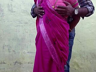 i can’t resist bhabhi in pink saree, gonna tear her apart today