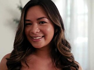 Super Sexy Asian Scarlett Alexis RIDES Bruce Venture's BIG Cock