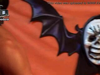 i saw a chubby girl at halloween with mr rola and gauchito on xvideo red