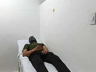 Kinky Doctor Masturbates His Cock In Office