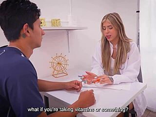 Doctor Mollysmithx Cures Patient's Erectile Dysfunction With Huge Cock In Office