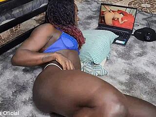 caught slut watching porn calls me to fuck her