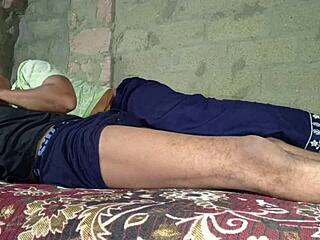 Indian bhabhi sucks penis in garden with humiliation