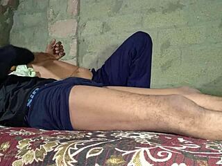 Indian bhabhi sucks penis in garden with humiliation