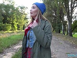 Public agent lost dog leads to outdoors sex encounter