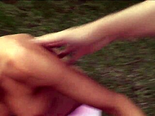 street chase turns into wild backyard bang with stranger