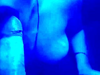 Sloppy gagging blowjob turns into choking facefuck at nightclub