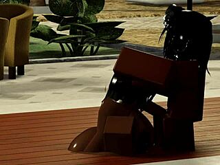 Roblox游戏玩着玩着变深喉口爆场景