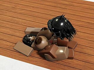 Roblox游戏玩着玩着变深喉口爆场景